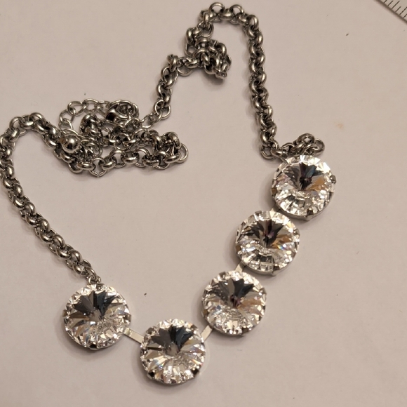 Statement Crystal Necklace - Picture 4 of 4